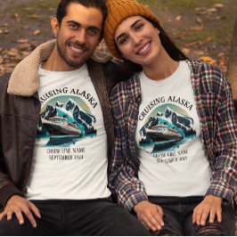 Camiseta Embarque de Crucero por Alaska Grupo Personalizado