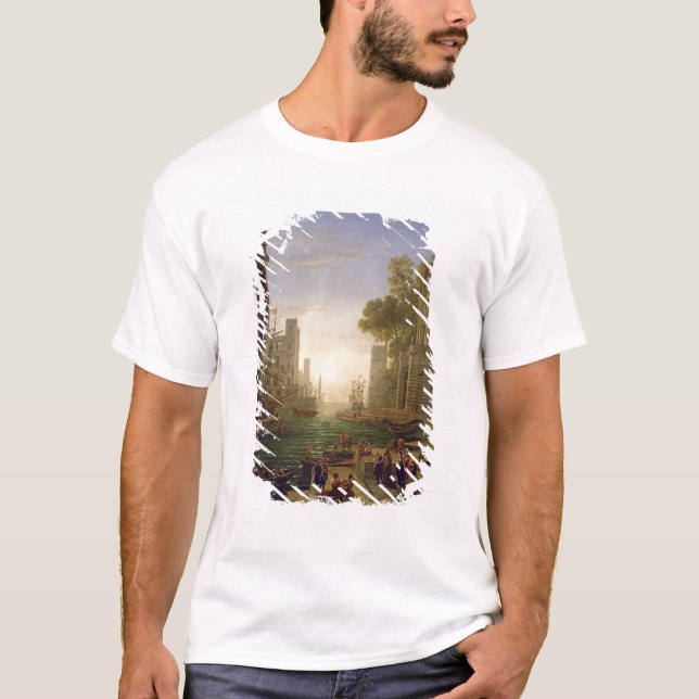 Camiseta Embarque de St. Paula Romana en Ostia, 1637-39 (Anverso)