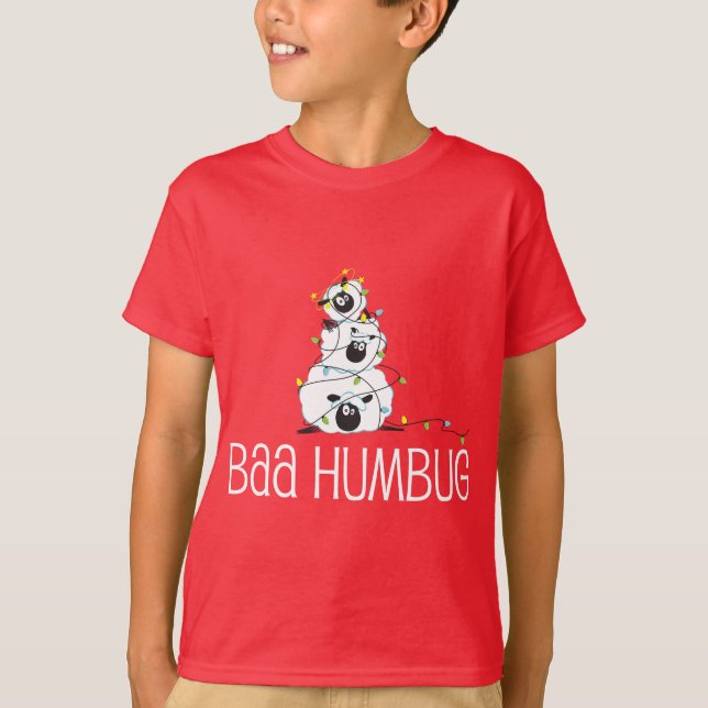 Camiseta Embaucamiento del Baa - oveja del navidad (Anverso)