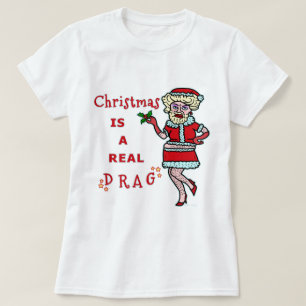 Camiseta Embaucamiento divertido Santa de Bah del navidad