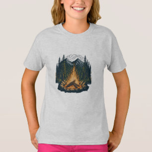 Camiseta Embers de la conexión: Esbozo de Fogata