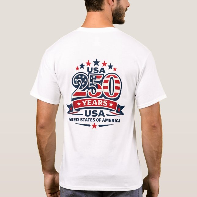 Camiseta Emblema 250 años de EE. UU. (Reverso)