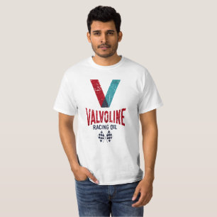 Camiseta Emblema Antiguo de Aceite de Carreras