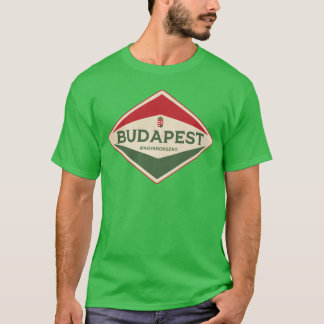 Camiseta Emblema antiguo divertido de Budapest Hungría