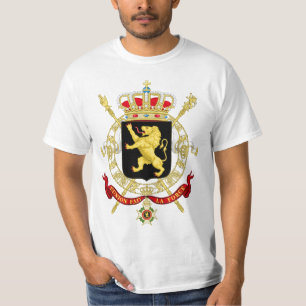 Camiseta Emblema belga - escudo de armas de Bélgica