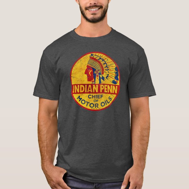 Camiseta Emblema cosmético indio (Anverso)