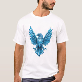 Camiseta Emblema de águila de cristal - símbolo de libertad