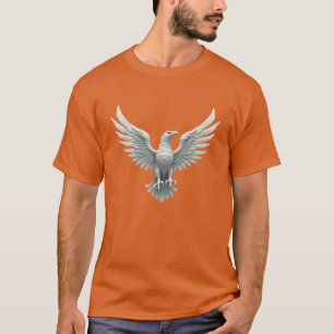 Camiseta Emblema de águila de cristal - Símbolo majestuoso 