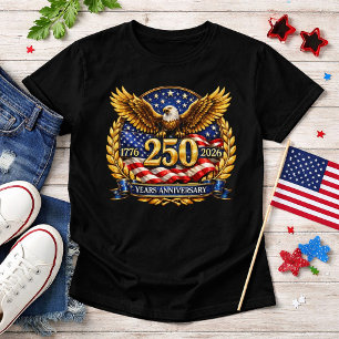 Camiseta Emblema de Águila Semiquincentenario Brillante