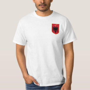 Camiseta emblema de albania