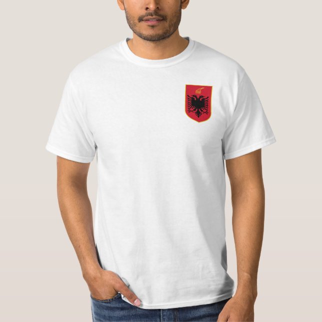 Camiseta emblema de albania (Anverso)