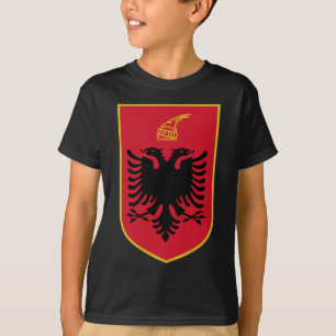 Camiseta emblema de albania