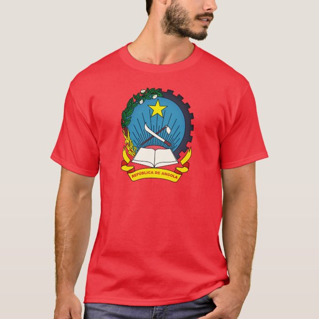 Camiseta Emblema de Angola (Anverso)