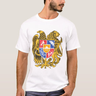 Camiseta emblema de armenia