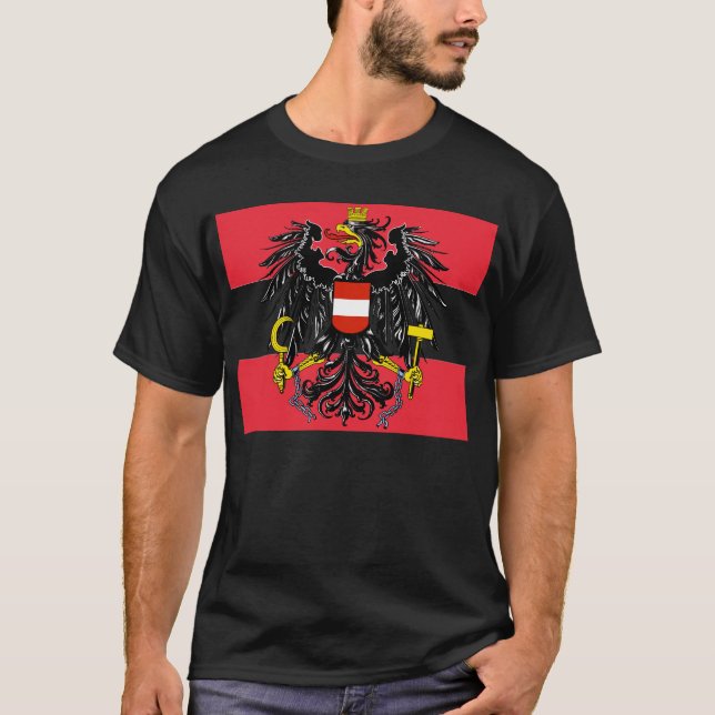 Camiseta emblema de austria (Anverso)