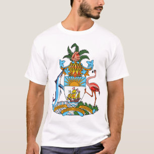 Camiseta emblema de bahamas