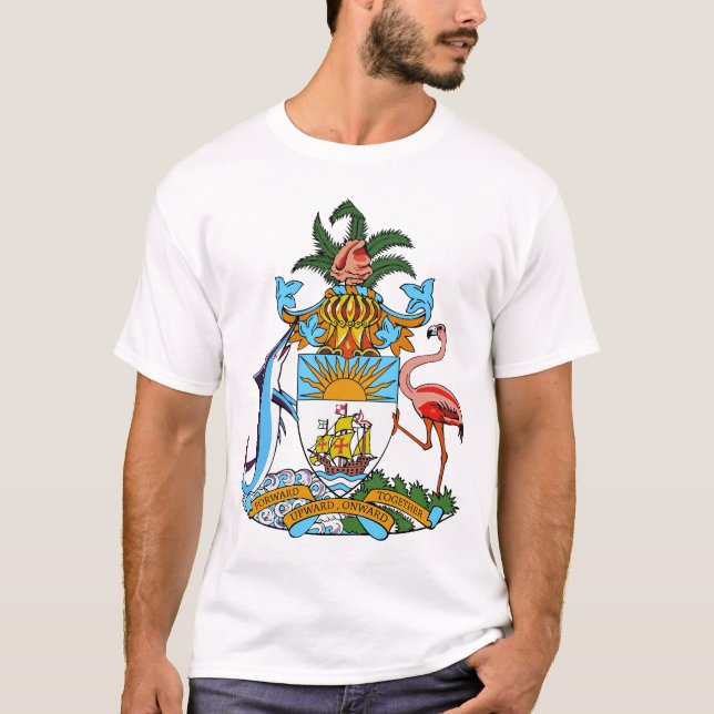 Camiseta emblema de bahamas (Anverso)