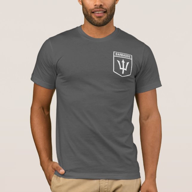Camiseta Emblema de Barbados (Anverso)