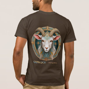 Camiseta Emblema de Cabra Grimmloch Juego de Rol de Fantasí