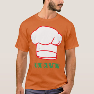 Camiseta Emblema de chef curador de alimentos familia