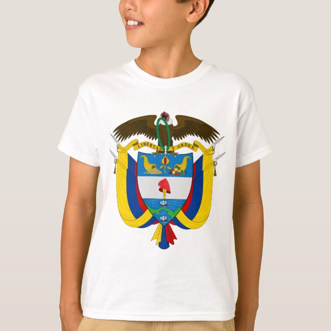 Camiseta emblema de colombia (Anverso)