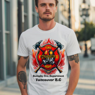 Camiseta Emblema de coraje usado por los bomberos