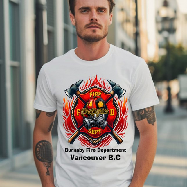 Camiseta Emblema de coraje usado por los bomberos (Subido por el creador)