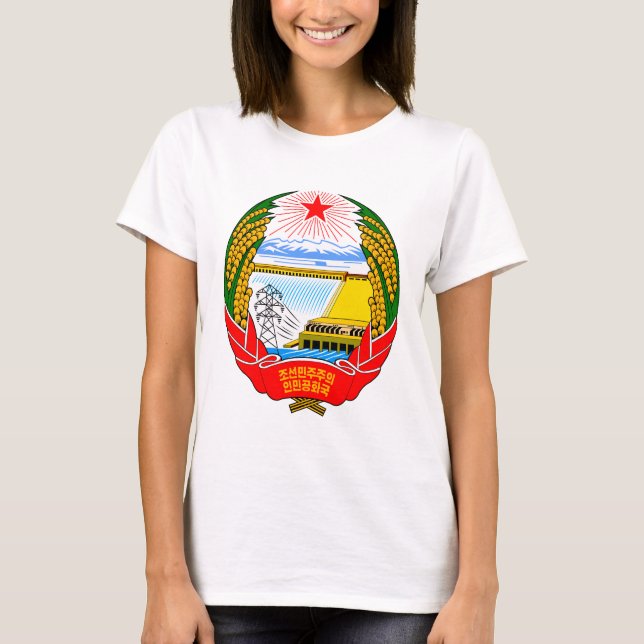 Camiseta Emblema de Corea del Norte (Anverso)