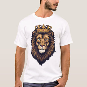 Camiseta Emblema de Corona de León Regio