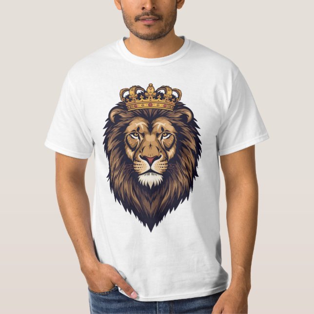 Camiseta Emblema de Corona de León Regio (Anverso)