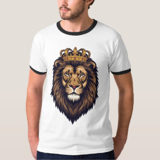 Camiseta Emblema de Corona de León Regio