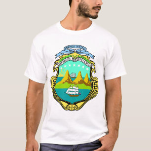 Camiseta emblema de costa rica