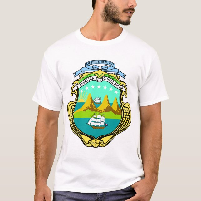 Camiseta emblema de costa rica (Anverso)