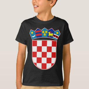 Camiseta emblema de Croacia