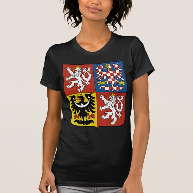 Camiseta emblema de czech (Anverso)