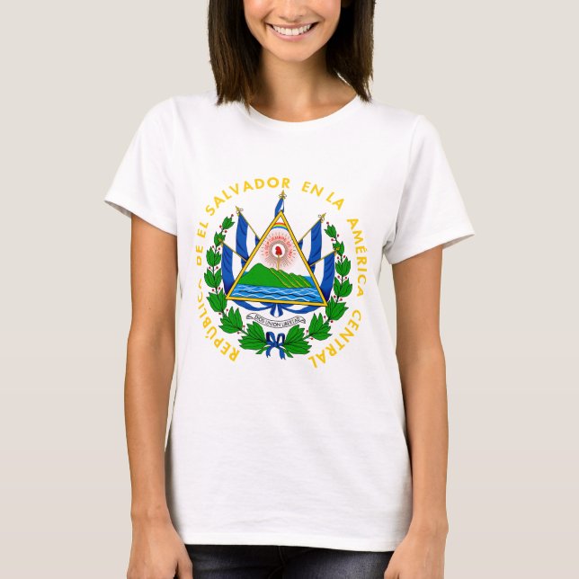 Camiseta emblema de el salvador (Anverso)