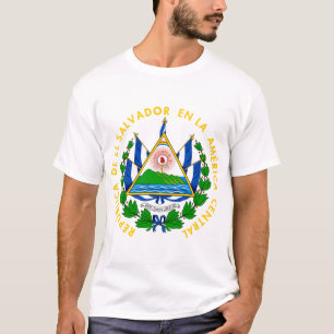 Camiseta emblema de el salvador