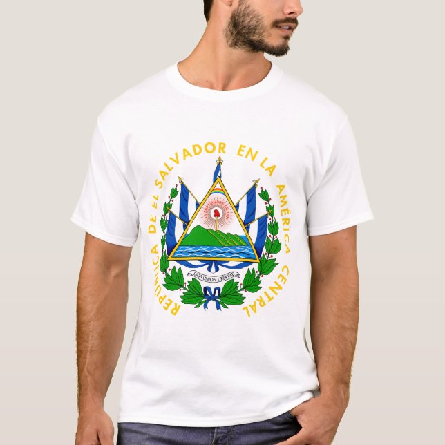 Camiseta emblema de el salvador (Anverso)