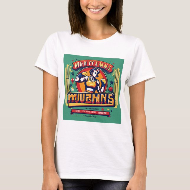 Camiseta "Emblema de empoderamiento: Las mujeres luchadoras (Anverso)