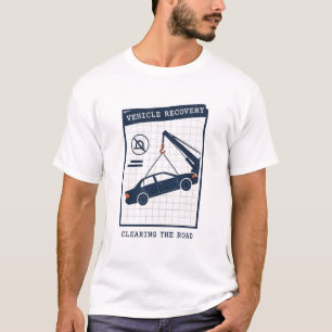 Camiseta Emblema de escudo moderno de la unidad de colisión