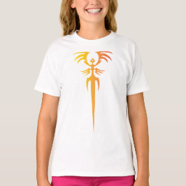 Camiseta Emblema de Fénix Tribal Oscuro – Símbolo Mitológic