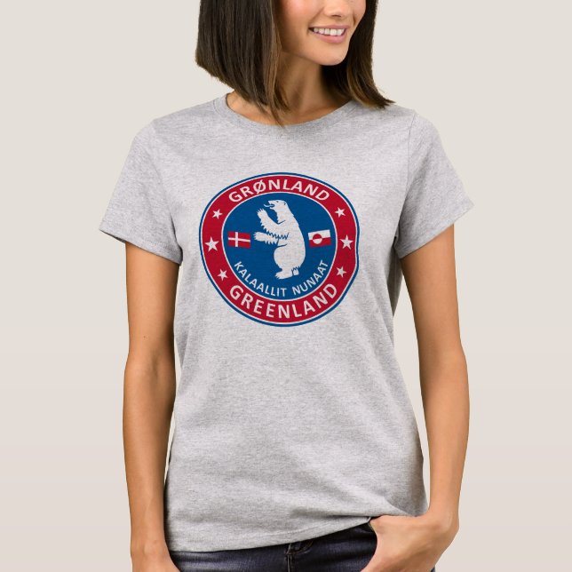 Camiseta Emblema de Groenlandia (Anverso)
