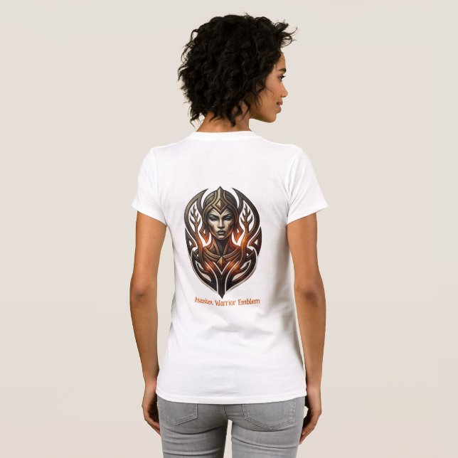 Camiseta Emblema de Guerrero Ascendente (Reverso completo)