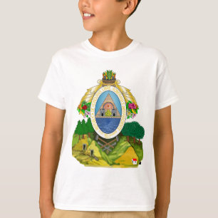 Camiseta emblema de honduras