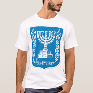 Camiseta emblema de israel