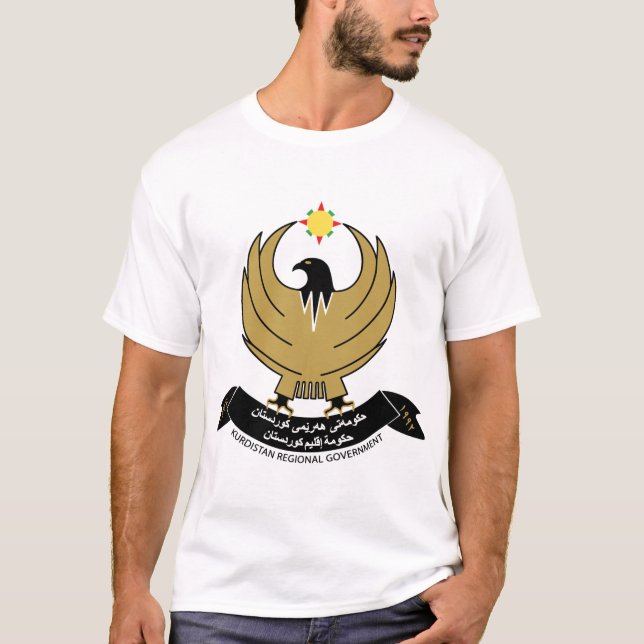 Camiseta emblema de kurdistan (Anverso)