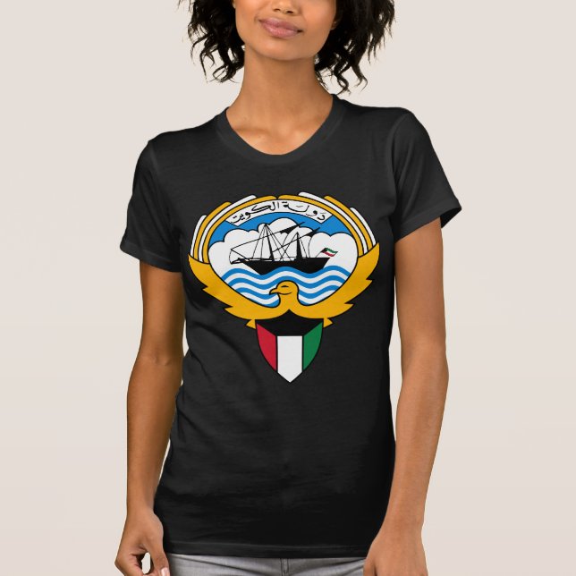 Camiseta emblema de kuwait (Anverso)