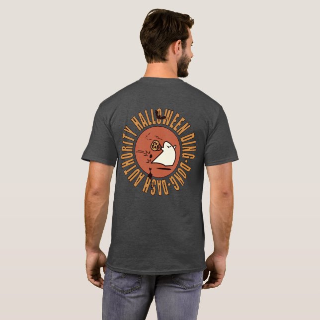 Camiseta Emblema de la autoridad DDD de Halloween (Reverso completo)