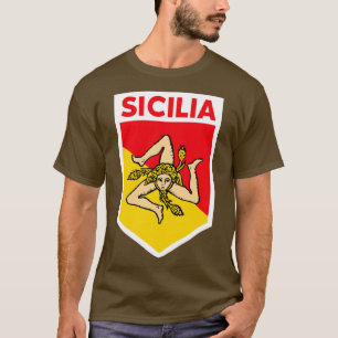 Camiseta Emblema de la bandera siciliana