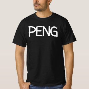 Camiseta Emblema de la declaración de pingüino genial decla